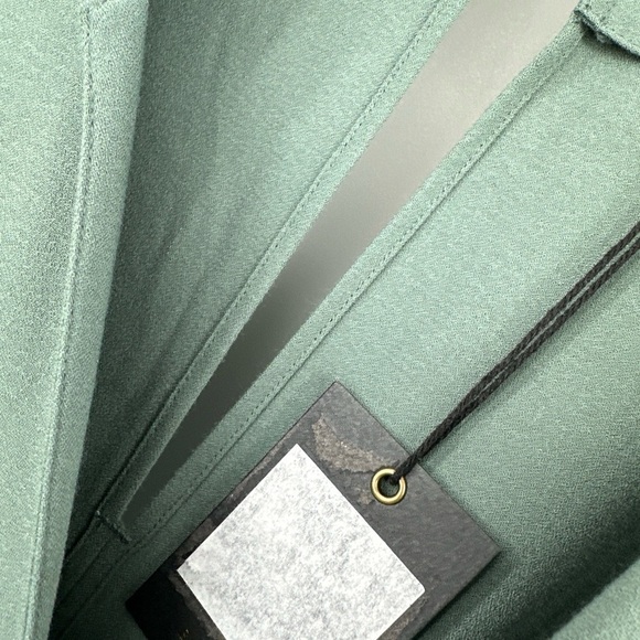 Billy Reid V neck jumpsuit new with tags size M green anthropologie - Picture 8 of 9